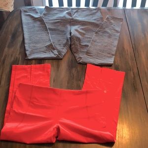 Set of 2 lululemon tights size 12